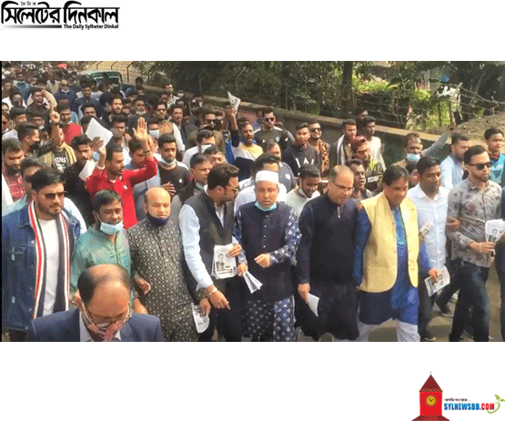 পৌরসভা নির্বাচনে নৌকা মার্কার সমর্থনে গণসংযোগ শুরু