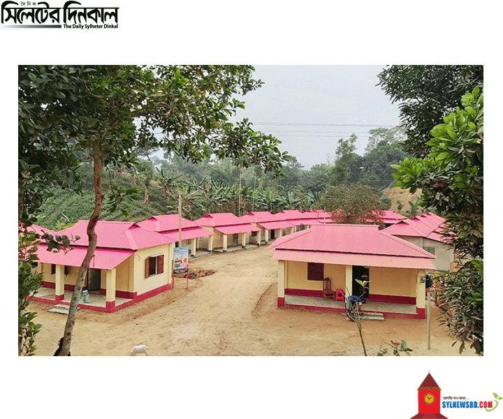 শ্রীমঙ্গলে প্রধানমন্ত্রীর উপহার পাচ্ছে ৩০০ পরিবার
