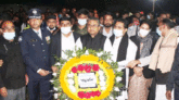 কুলাউড়ায় এমপি’র পক্ষে পুষ্পার্ঘ্য অর্পণের মাধ্যমে মাতৃভাষা দিবসের কার্যক্রম শুরু