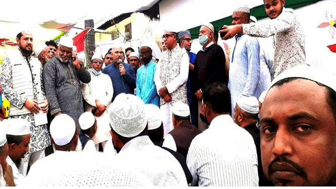 কুলাউড়ায় বিশকুটি (রহ.) খতমে বুখারি শরীফ মাহফিল সম্পন্ন