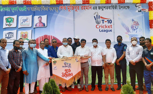 কুলাউড়ায় শুরু হলো টি-১০ ক্রিকেট লীগ, উদ্বোধনী খেলায় জয়পাশার জয়