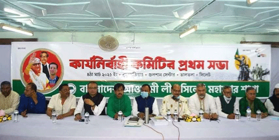 মহানগর আ.লীগের কার্যনির্বাহী কমিটির প্রথম সভা অনুষ্টিত 