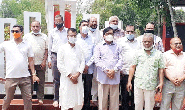 কমলগঞ্জে দু’টি শহীদ মিনার উদ্বোধন