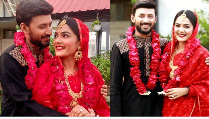 শুভেচ্ছায় ভাসছেন মনোজ-মৌ
