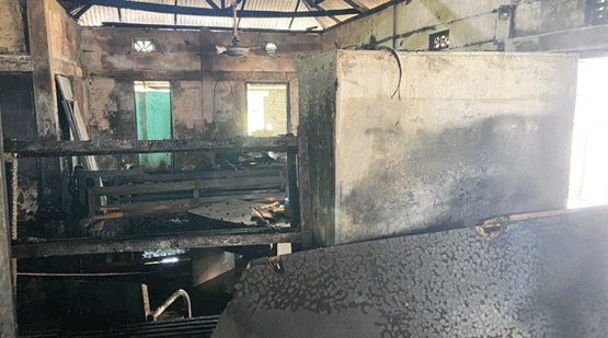 বড়লেখায় ইউপি কার্যালয়ে অগ্নিকাণ্ড পরিকল্পিত নয়তো?