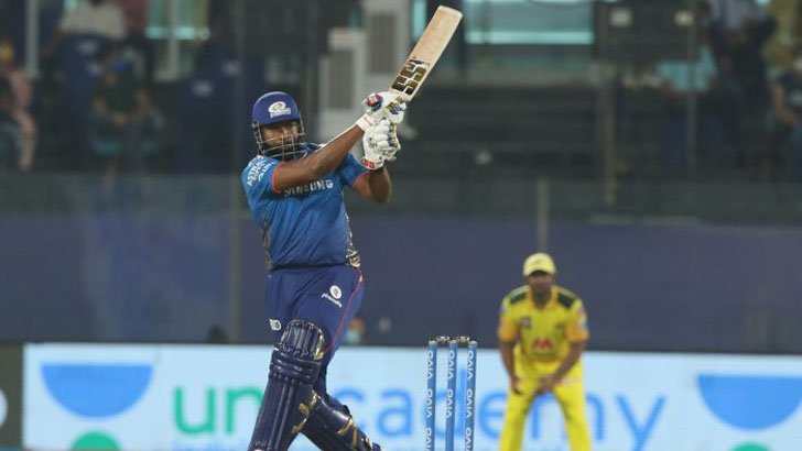 পোলার্ড ঝড়ে মুম্বাইয়ের রেকর্ড জয়