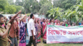কুলাউড়ায় চা শ্রমিকের চাকুরিচ্যুতির ঘটনায় বিক্ষোভ, বাগান বন্ধ ঘোষণা