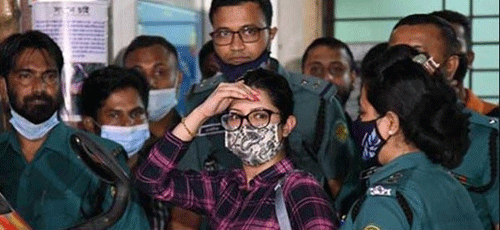 ৪ দিনের রিমান্ডে পরীমনি