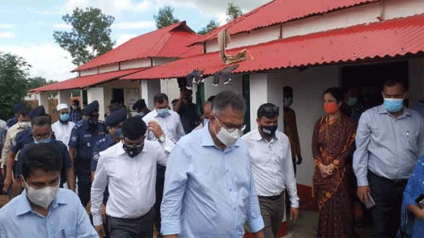 শ্রীমঙ্গলে আশ্রয়ণ প্রকল্প পরিদর্শনে প্রধানমন্ত্রীর মুখ্য সচিব