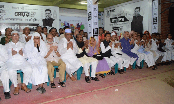 সিলেটে আনোয়ারুজ্জামানের নির্বাচনী কার্যালয় উদ্বোধন