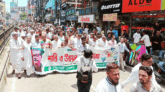 সিলেটে আওয়ামী লীগের শান্তি ও উন্নয়ন শোভাযাত্রা