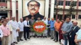 পূর্ণ সভাপতির দায়িত্ব প্রাপ্তিতে জাতির পিতার প্রতিকৃতিতে শফিকের শ্রদ্ধা নিবেদন