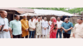 কানাইঘাটে ভূমিকম্পে ক্ষতিগ্রস্ত ঘর পরিদর্শনে রেডক্রিসেন্ট সোসাইটির কেন্দ্রীয় ব্যবস্থাপনা পর্ষদ সদস্য পলাশ