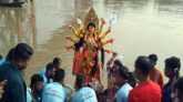 সিলেটে প্রতিমা বিসর্জন শুরু