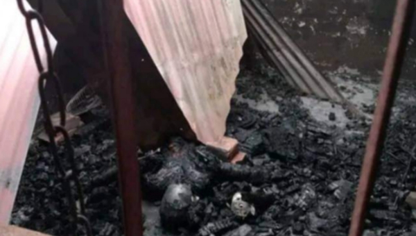 ধর্মপাশায় আশ্রয়ণ প্রকল্পের ঘরে আগুন:৬ জনের মৃত্যু