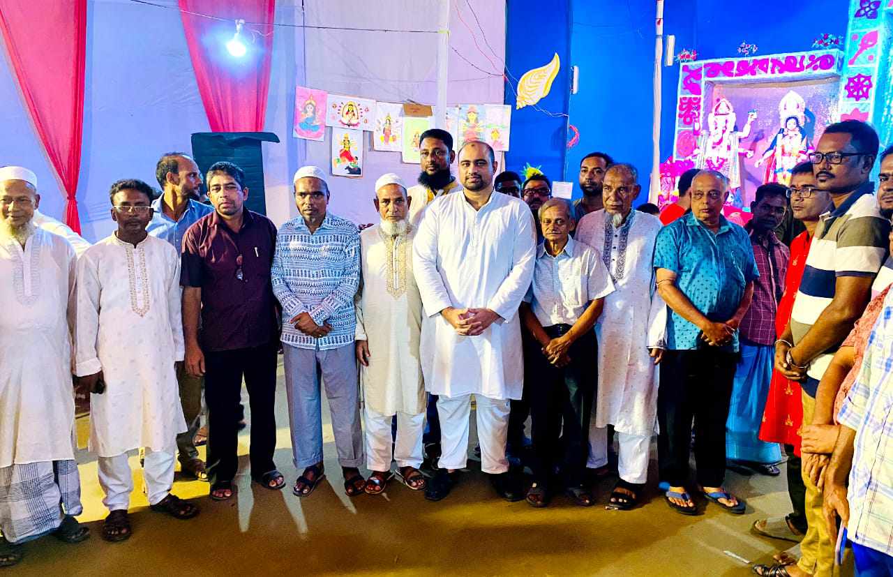 বালাগঞ্জে বিভিন্ন পূজা ম-প পরিদর্শনে ব্যারিস্টার আদনান: বিএনপি সাম্প্রদায়িক সম্প্রীতিতে বিশ্বাসী