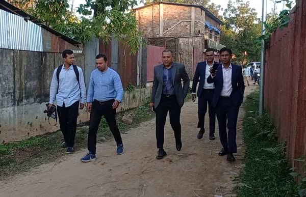 তারাপুর চা-বাগানের দেবোত্ত সম্পদ অবৈধ দখল পর্যবেক্ষণে মাজিস্ট্রেট ও অপারেশন টিম