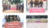 সিলেট সীমান্তে ৪৮ বিজিবি’র অভিযানে ১ কোটি ২১ লক্ষ টাকার চোরাই পণ্য জব্দ
