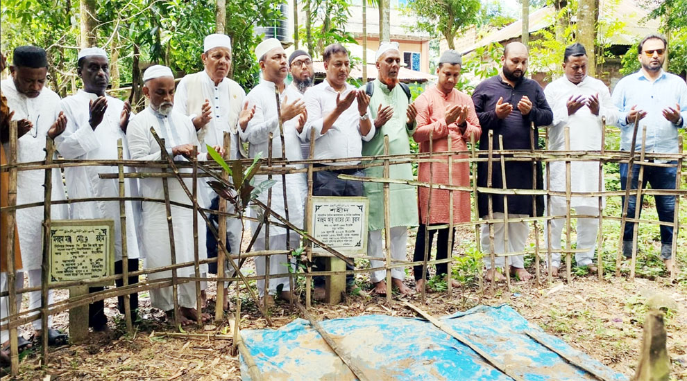 শহীদ সাংবাদিক এটিএম তুরাবের কবর জিয়ারতে সিলেটের সাংবাদিক নেতারা