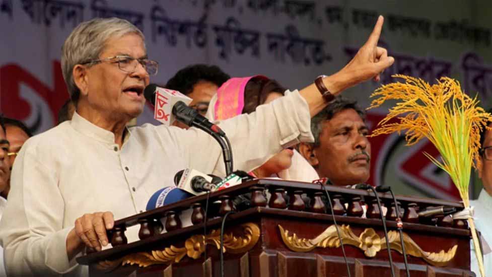 আজ সিলেট আসছেন মির্জা ফখরুল