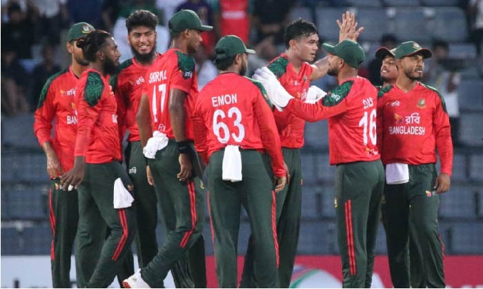 সিলেট ক্রিকেট স্টেডিয়ামেসহজ জয় তুলে নিল বাংলাদেশ