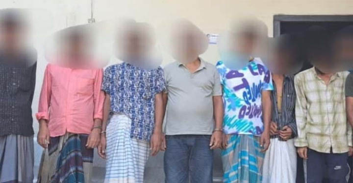 ইলেকট্রিক সাপ্লাই এলাকা থেকে ১০ জু য়া ড়ি আ ট ক