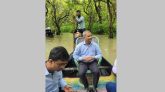 রাতারগুলের রূপে মজলেন আইন উপদেষ্টা, শুনলেন মাঝিদের দরদ মেশানো কণ্ঠে গান